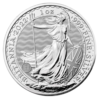 5 x 2022 1oz Silver BRITANNIA